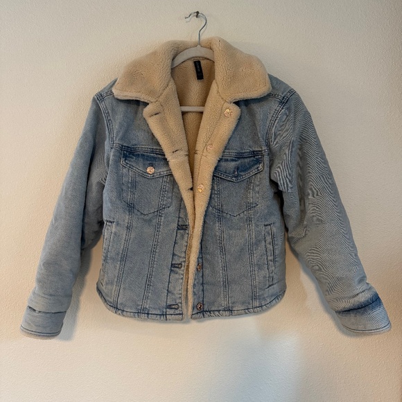 Express Jackets & Blazers - Express Reversible Denim Jacket